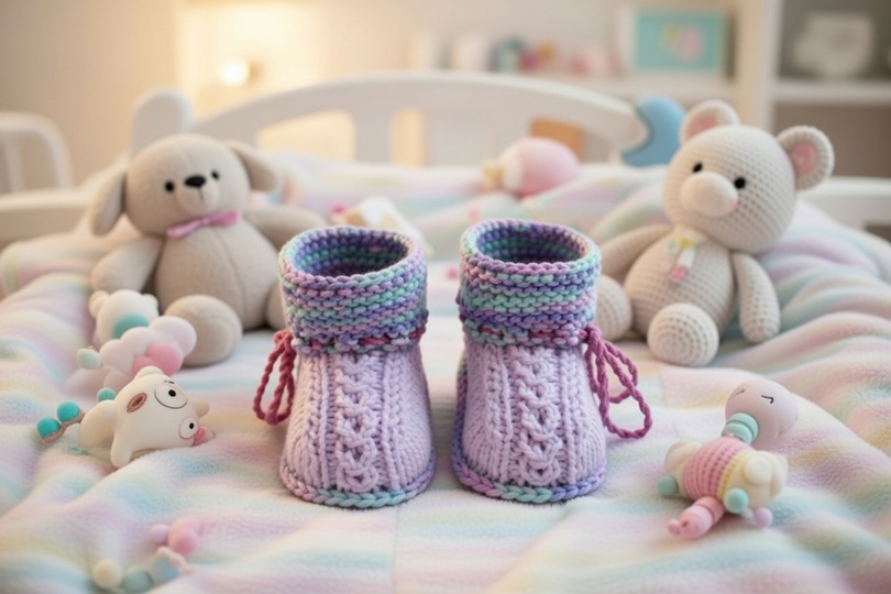 Strickanleitung Babyschuhe Sandy