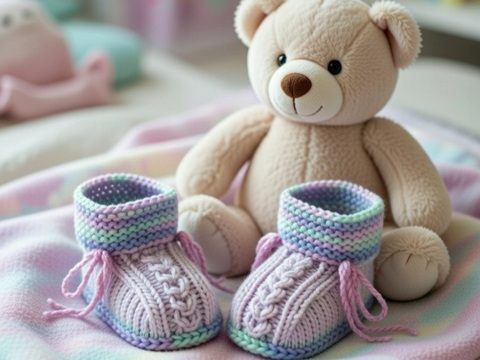 Strickanleitung Babyschuhe Sandy
