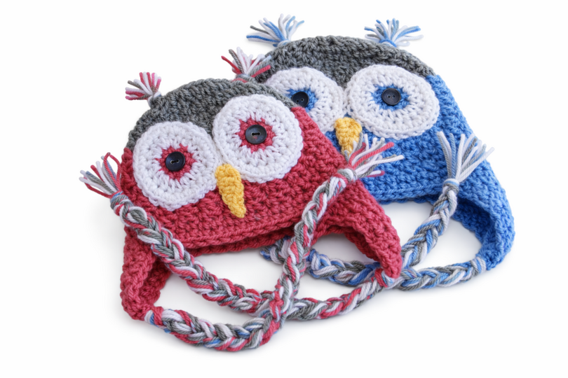 Häkelanleitung Babymütze " Eule "