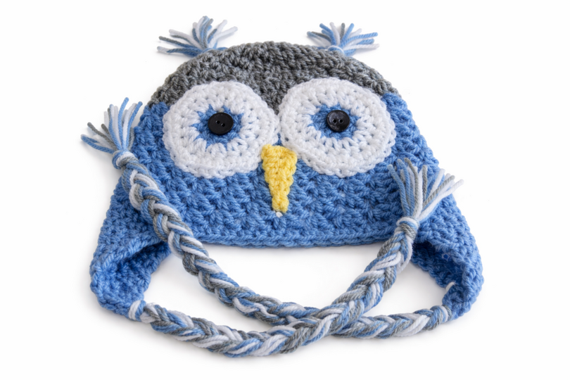 Häkelanleitung Babymütze " Eule "