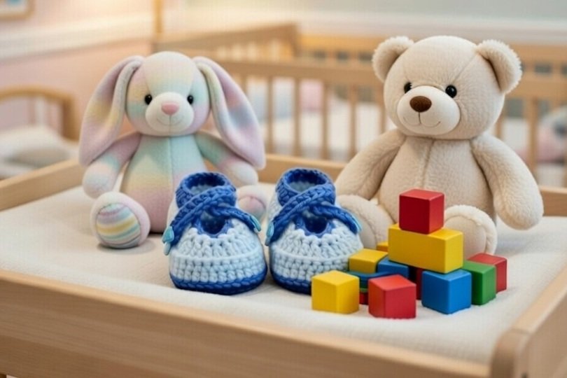 Häkelanleitung Babyschuhe Kim