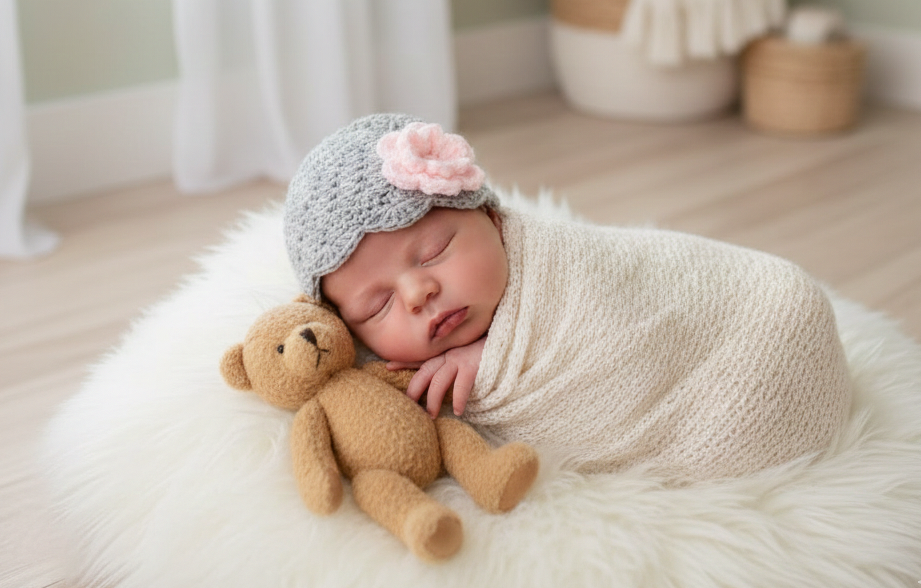 Häkelanleitung Babymütze " Rose " - Bild 3