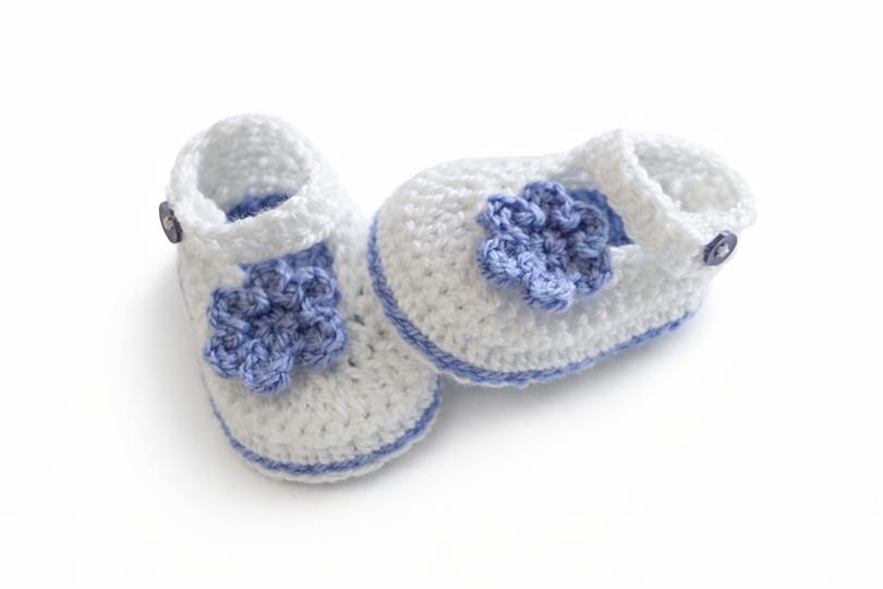 Häkelanleitung Babyschuhe "Spring Time"
