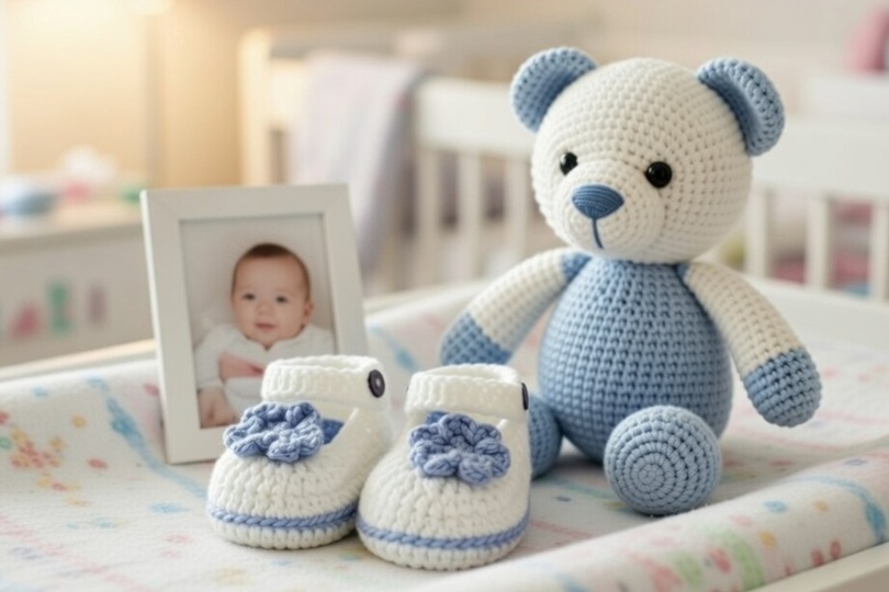 Häkelanleitung Babyschuhe "Spring Time"