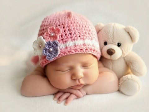 Strickanleitung Babymütze Ella