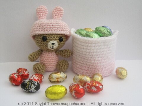 Oster-Bären - PDF Amigurumi Häkelanleitung