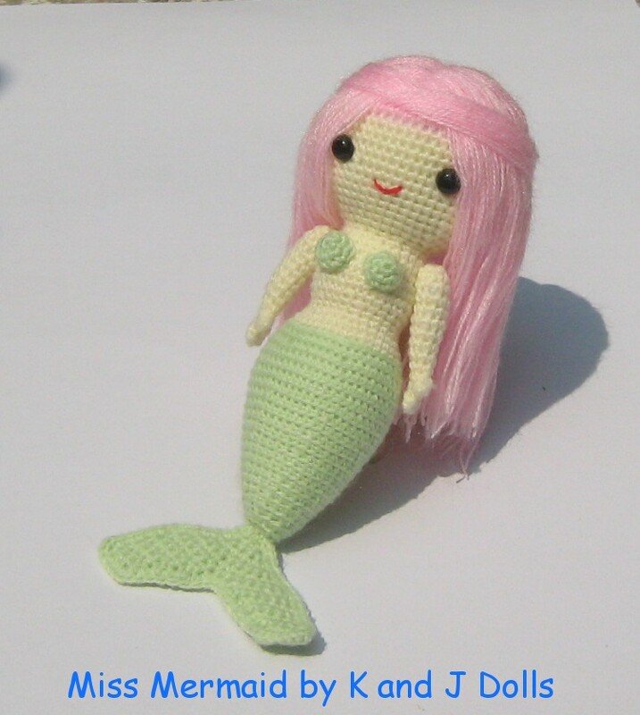 Miss Mermaid, Amigurumi crochet pattern - Image 3