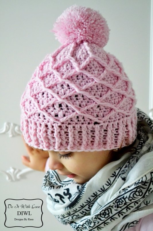 E-Book Häkelanleitung Bommelmütze "Diamond" - Bild 7