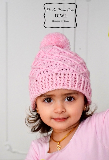 E-Book Häkelanleitung Bommelmütze "Diamond"