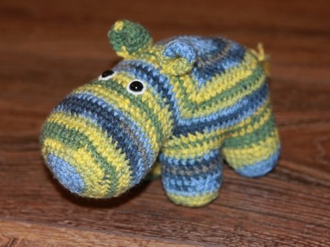 Waltraud, die Hippodame - Anleitung zum selber häkeln