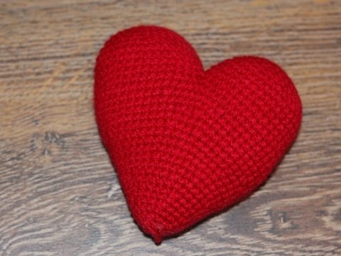 Häkelherz - klein