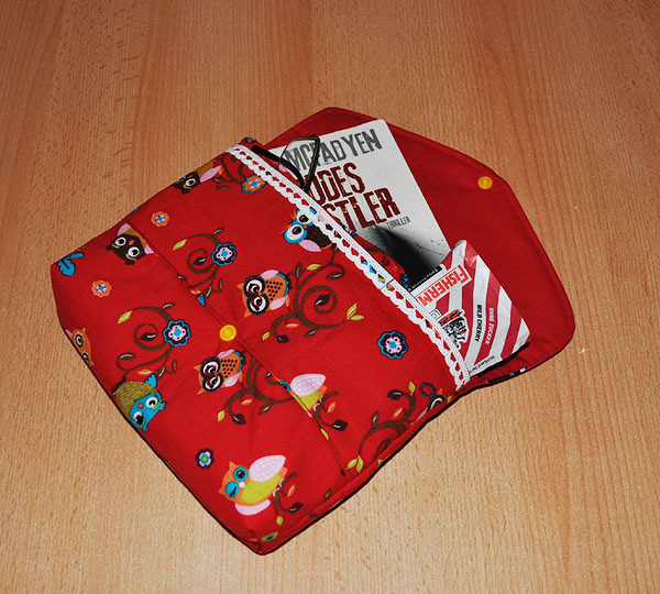 E-Book - kostenlose Nähanleitung - Buchhülle - Tasche - Büchertasche - Freebook