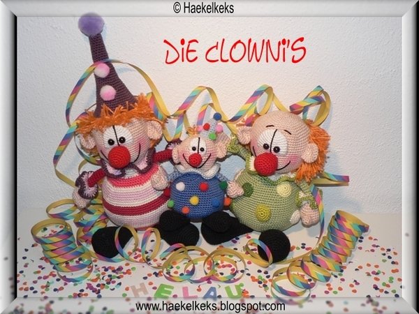 Clowni's -- Häkelanleitung von Haekelkeks®