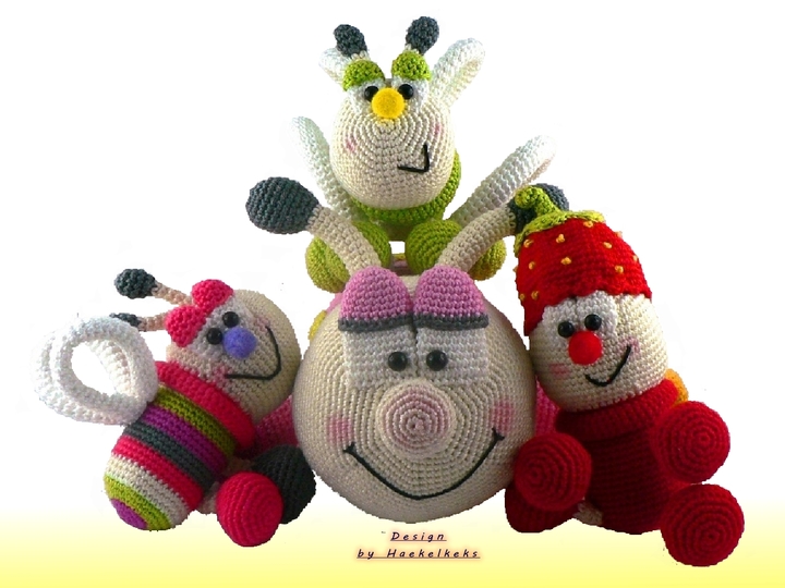 Kääfa Amelie & Friends -- Häkelanleitung von Haekelkeks