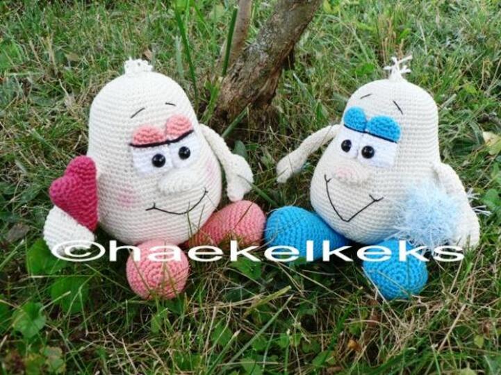 Karl und Karla -- Häkelanleitung von Haekelkeks