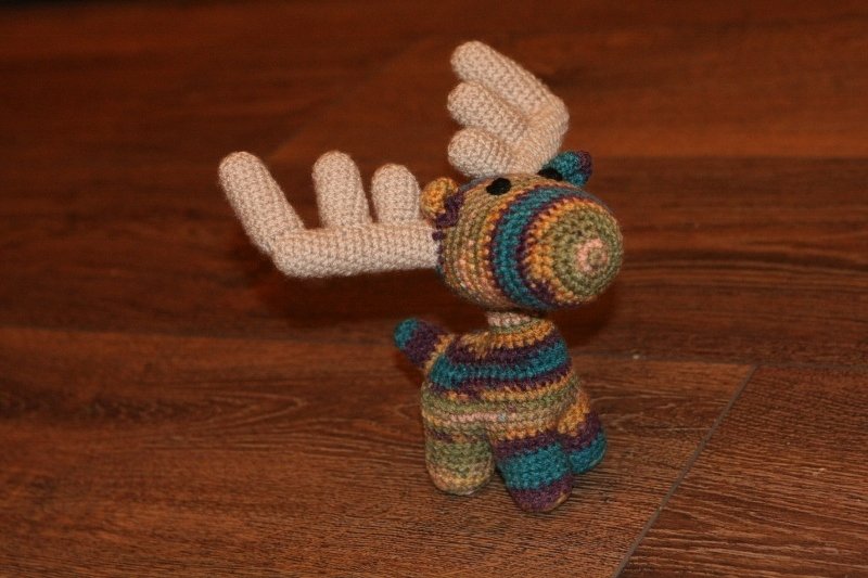 Freddy, der Elch - Amigurumi Häkelanleitung - Bild 4