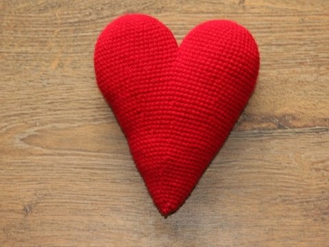 Großes Herz - Amigurumi Häkelanleitung