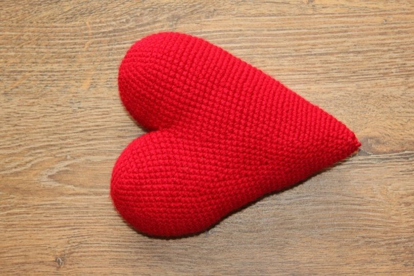 Großes Herz - Amigurumi Häkelanleitung
