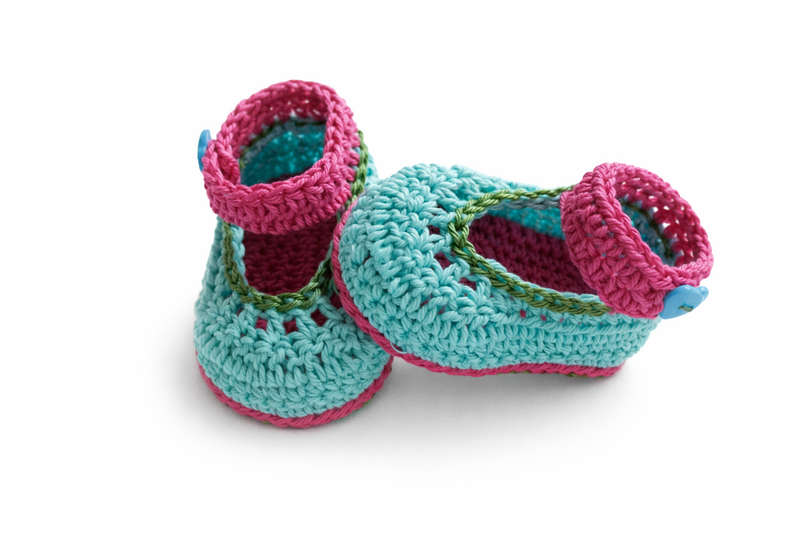 Häkelanleitung Babyschuhe Lara