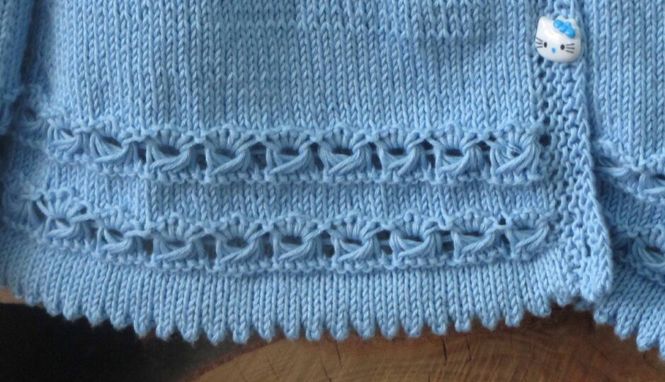 ASAMARA Mädchenjacke Strickanleitung
