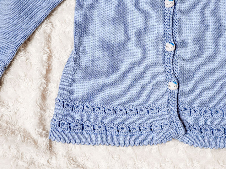 ASAMARA Mädchenjacke Strickanleitung