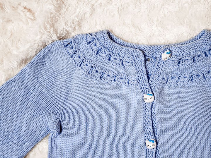 Asamara pattern cardigan for girls