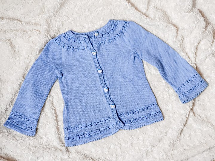 Asamara pattern cardigan for girls