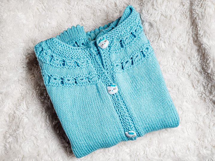 Strickanleitung Asamara Mädchenjacke