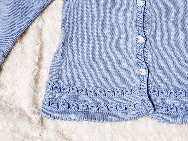 Strickanleitung Asamara Mädchenjacke