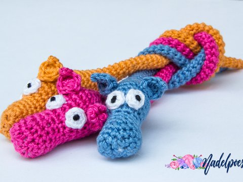 Häkelanleitung Oscar Ohrwurm Amigurumi