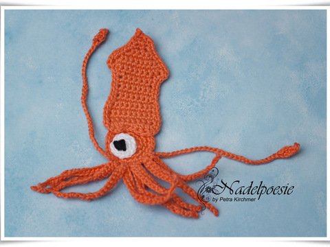 Anleitung Kalmar Häkelanleitung Applikation