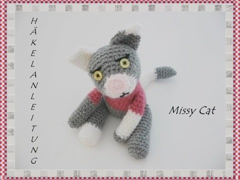 Amigurumi Häkelanleitung "Missy Cat", E-Book, #47