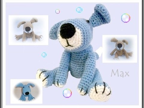 Amigurumi Häkelanleitung Hund "Max", #48