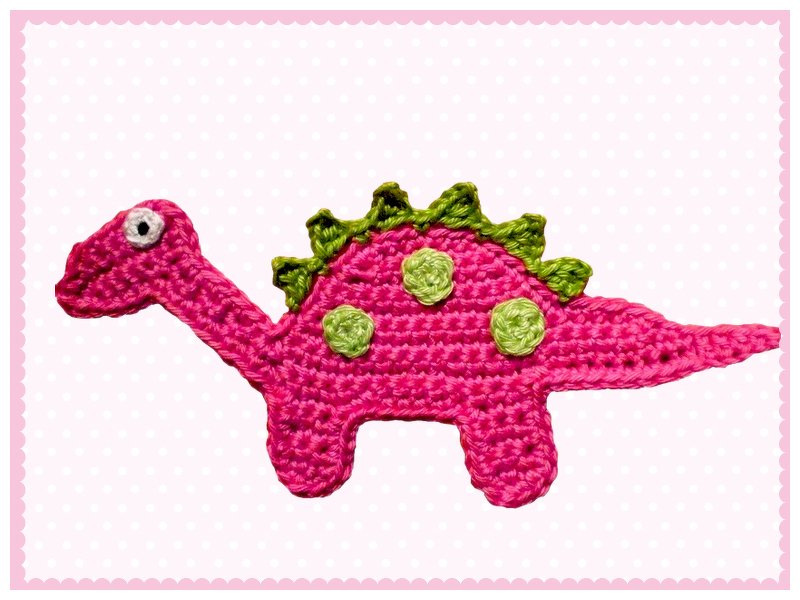 Pattern Chrochet Appliques Dinosaur - Image 3