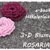 E-book, Häkelanleitung 3-D Blume Rosaria