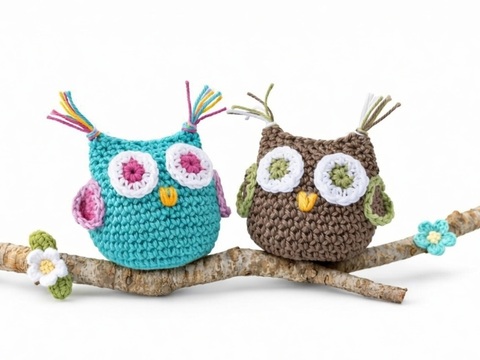 Häkelanleitung , Amigurumi " Eule"