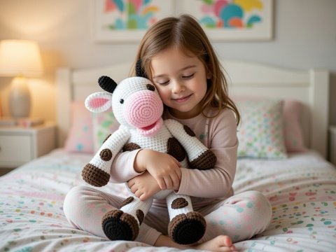 Häkelanleitung Kuscheltier "Elsa die Kuh"