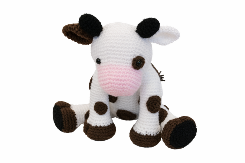 Häkelanleitung Kuscheltier "Elsa die Kuh"