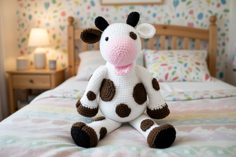 Häkelanleitung Kuscheltier "Elsa die Kuh"
