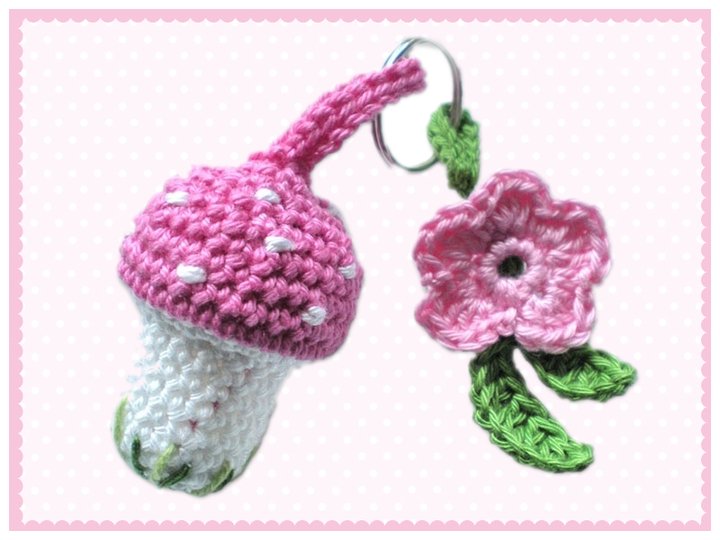 Häkelanleitung - Schlüsselanhänger Fliegenpilz - E-Book