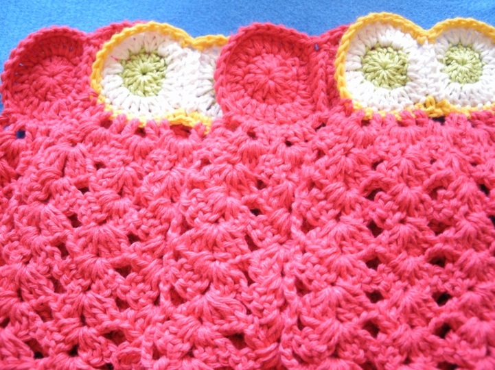 Topflappen Eule Häkelanleitung