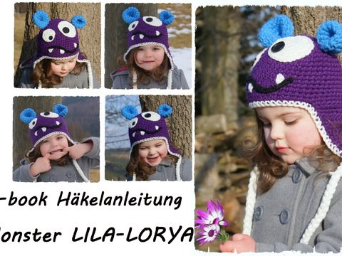 E-Book, Monstermütze Lila-Lorya