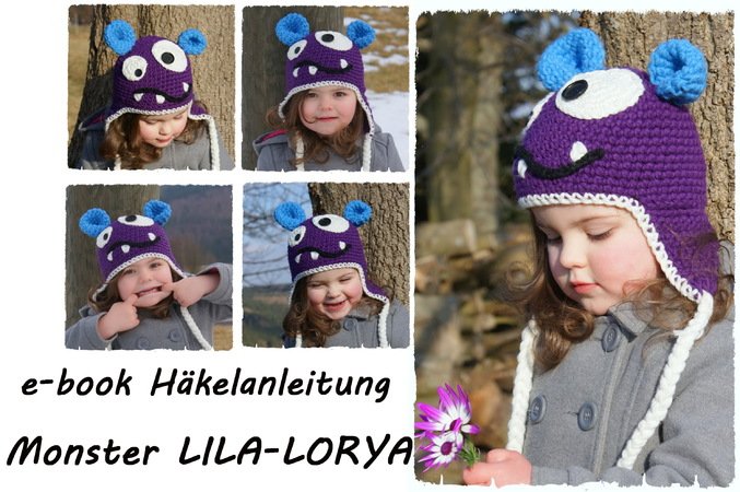 E-Book, Monstermütze Lila-Lorya