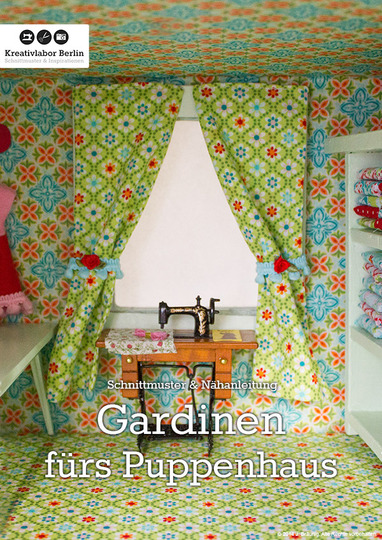 Gardinen für das Puppenhaus - Nähanleitung & Schnittmuster kostenlos