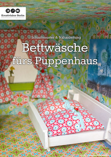 Bettwäsche für das Puppenhaus - Nähanleitung & Schnittmuster kostenlos