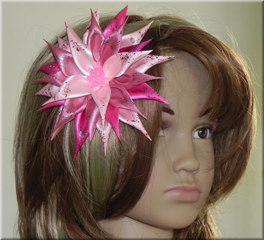 E-Book PDF Anleitung Haarschmuck Kanzashi Blume 