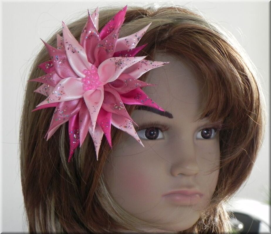 E-Book PDF Anleitung Haarschmuck Kanzashi Blume 