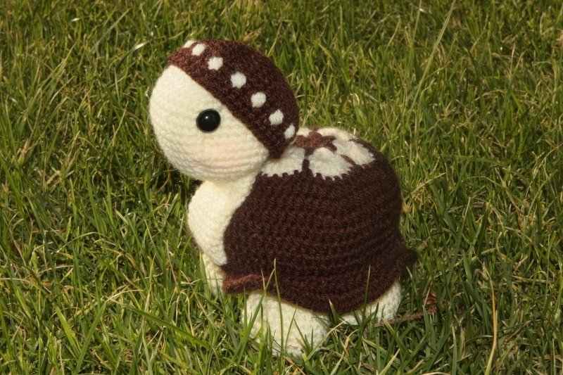 Blumenkrötchen - Amigurumi Schildkröte Häkelanleitung - Bild 2