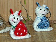 Taschenbaumler Glück - Schnecke, Häkelanleitung als PDF