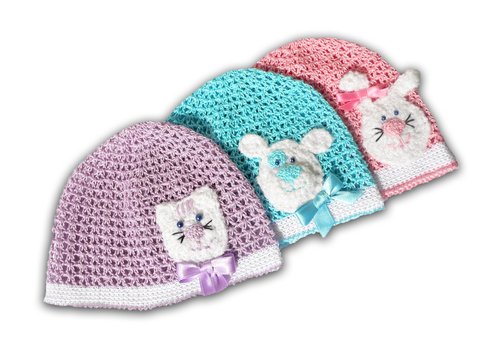 Sommermützen für Babys/Kinder  "Tiere", alle Gr.